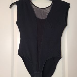 American Apparel Body Suit with mesh, Size Large